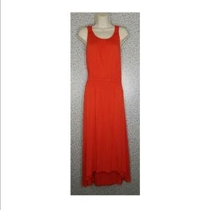 RXB Sleeveless Blouson Jersey T-Shirt Dress - Orange - Women's S